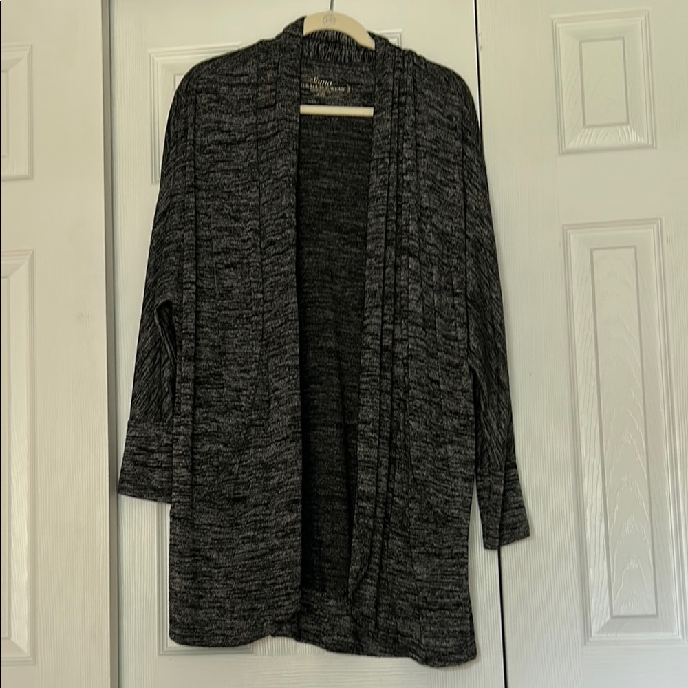 Soma Live Lounge Wear Gray Cardigan Open Front Design